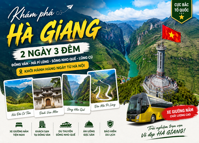Tour Yên Minh - Đồng Văn - Hà Giang 2N3Đ