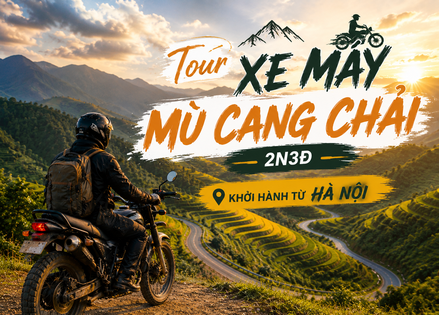 Tour xe máy Mù Cang Chải Mùa Lúa Chín 2N3Đ Từ HN Tour xe máy Mù Cang Chải Mùa Lúa Chín 2N3Đ Từ HN