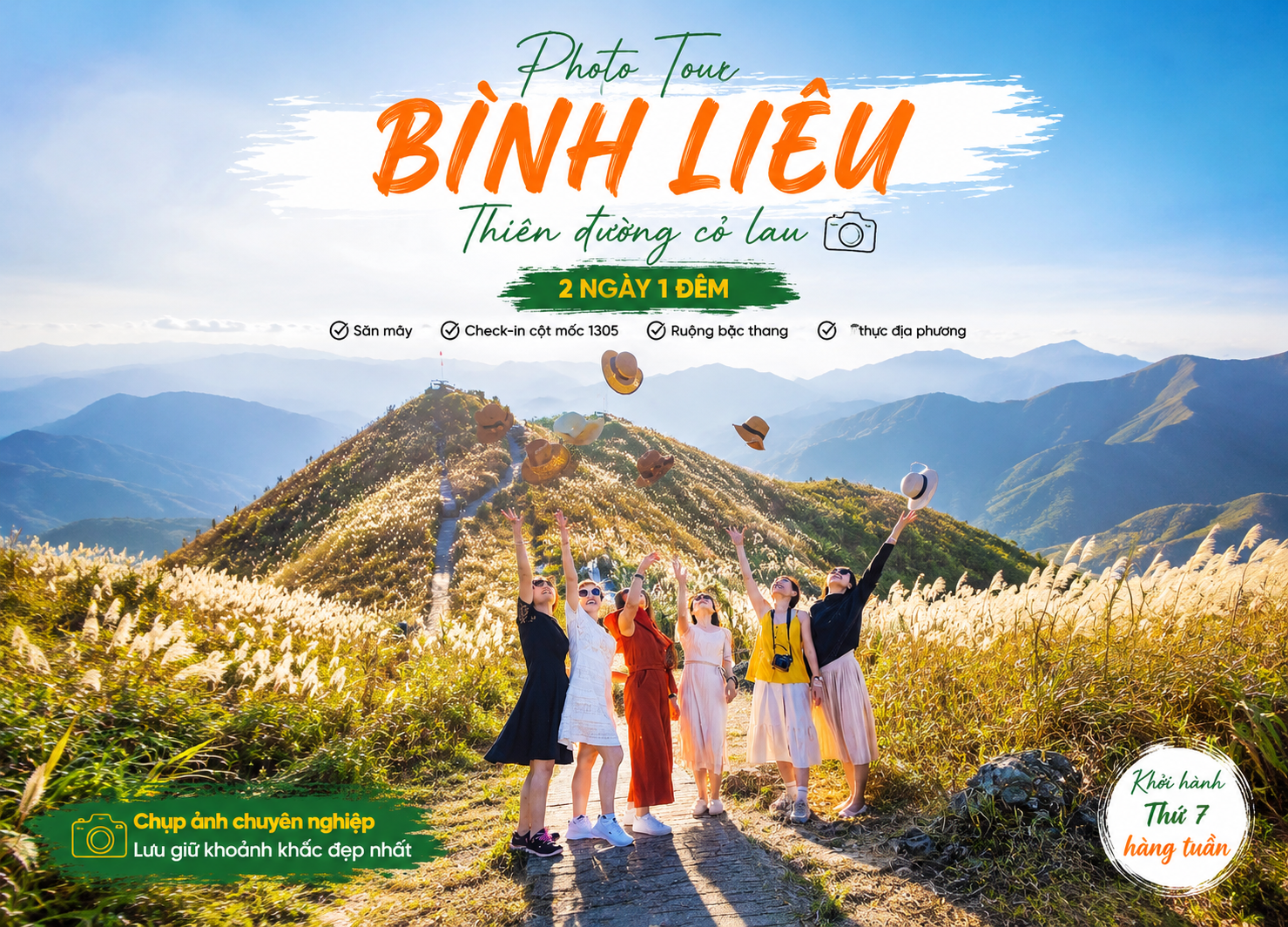 Tour Bình Liêu Thiên Đường Mùa Cỏ Lau
